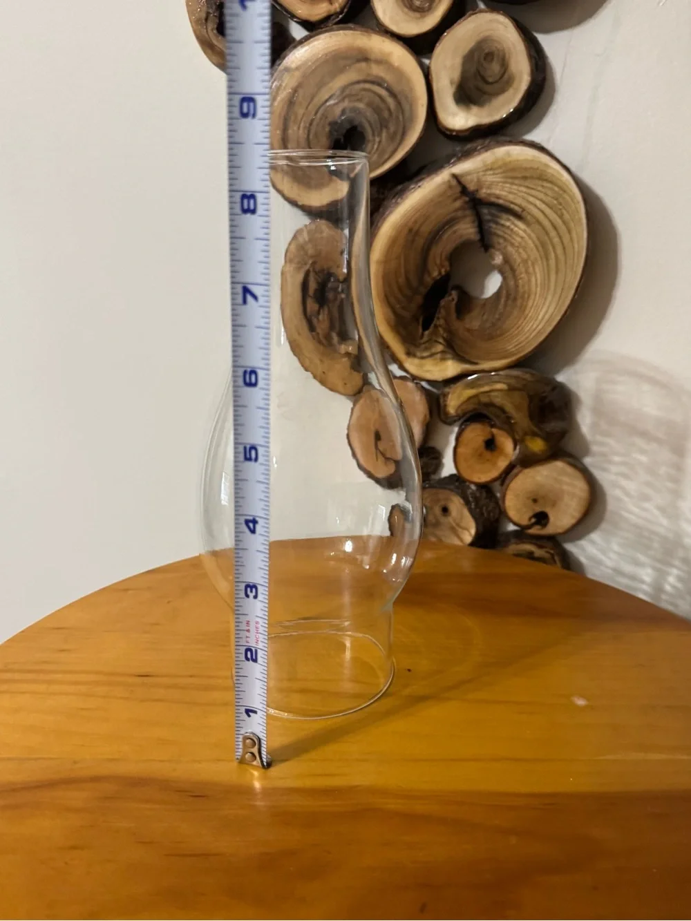 VINTAGE OIL LAMP CHIMNEY
